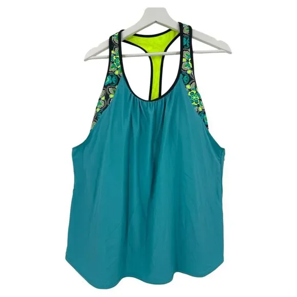 Athletic Tank Top Women's Plus Size 2XL sports bra tank combo - Picture 2 of 6